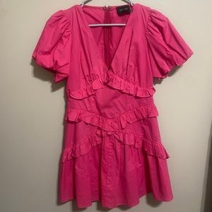 DO+BE Pink Ruffle Dress